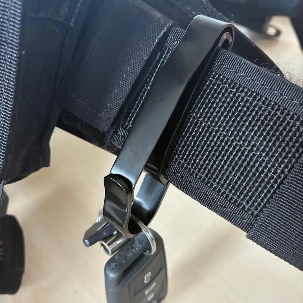 Taktischer Gürtel-Quickclip aus Metall