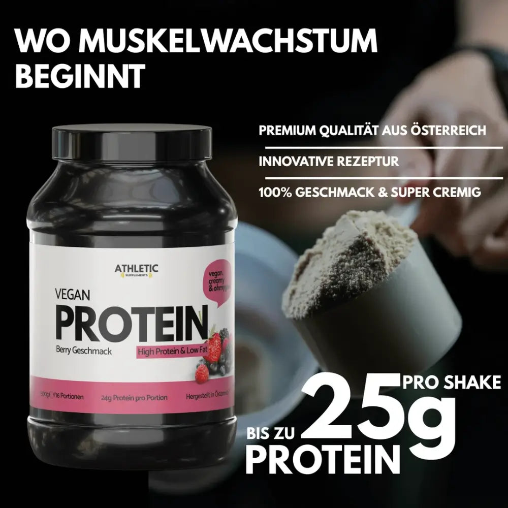 ATHLETIC SUPPLEMENTS Vegan Protein 500 g