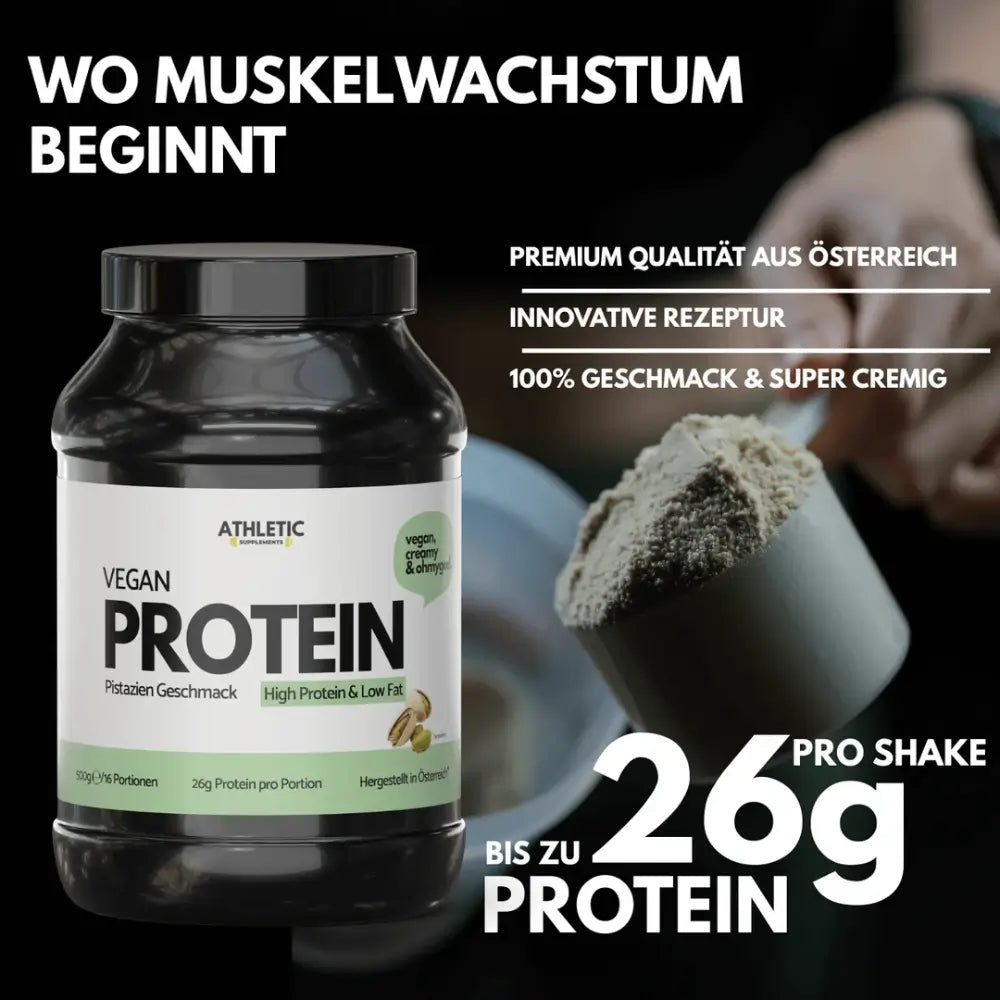 ATHLETIC SUPPLEMENTS Vegan Protein 500 g