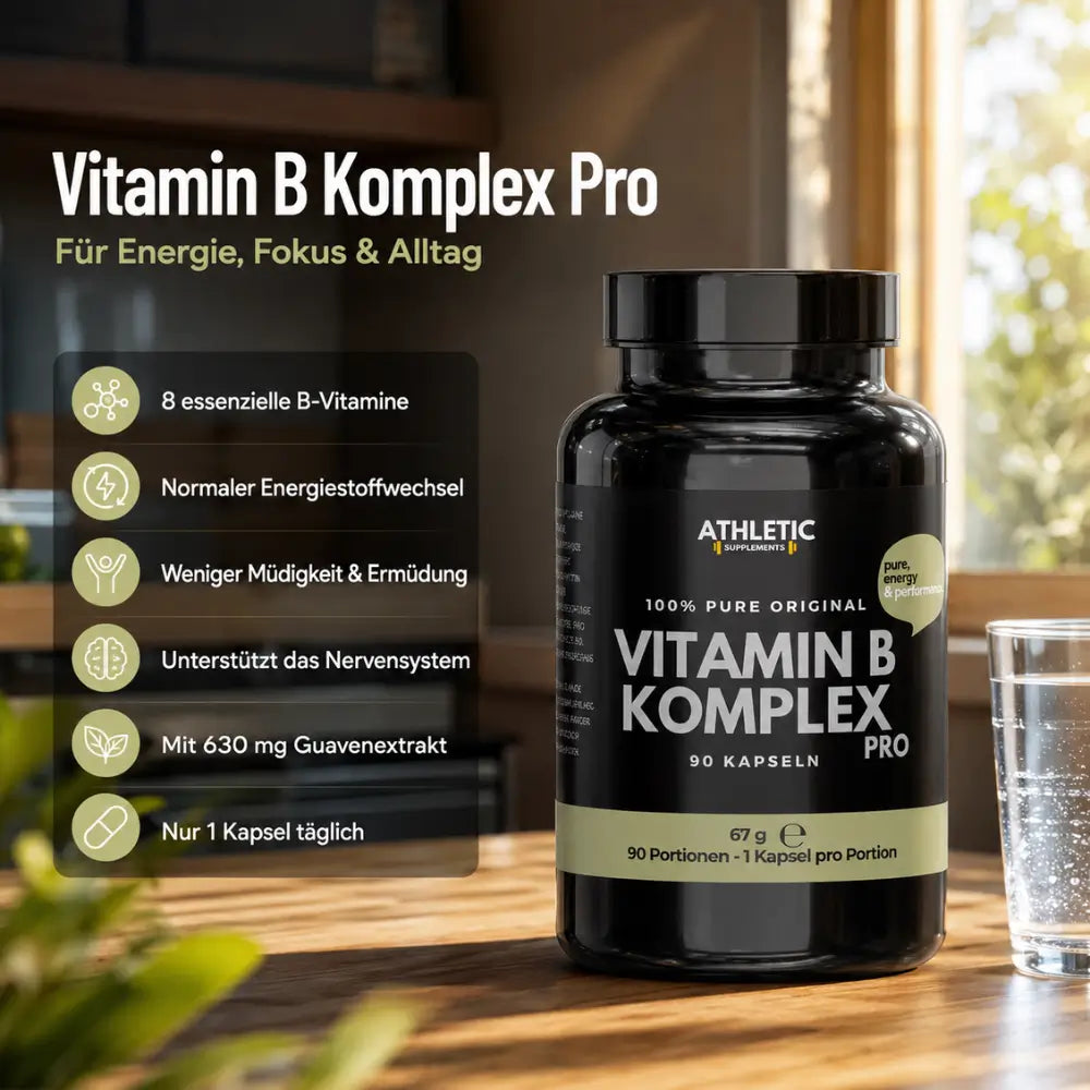 ATHLETIC SUPPLEMENTS Vitamin B Komplex Kapseln PRO