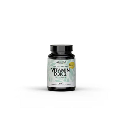 ATHLETIC SUPPLEMENTS Vitamin D3 K2 Tabletten Pure