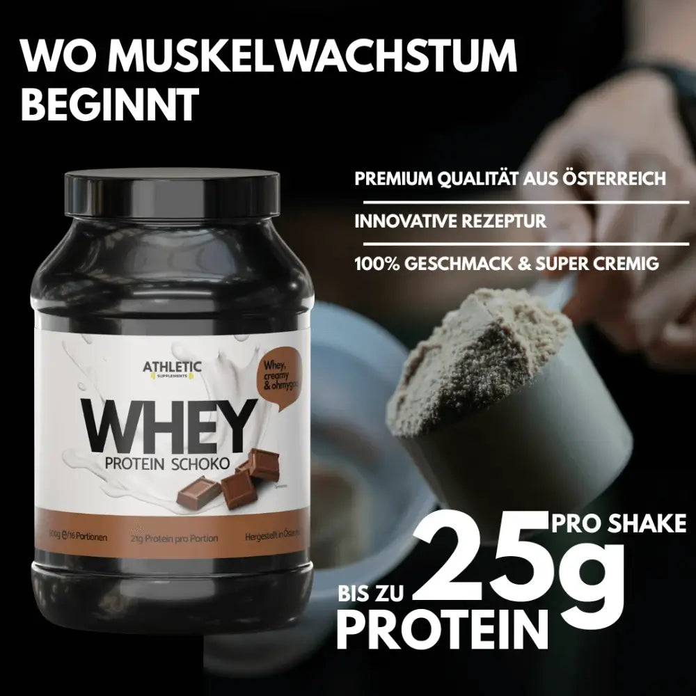 ATHLETIC SUPPLEMENTS Whey Protein 500 g