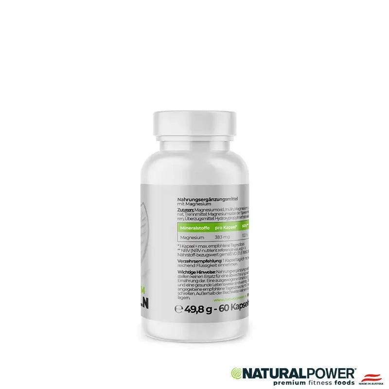 NaturalPower® Magnesium Kapseln (60 Stk.)